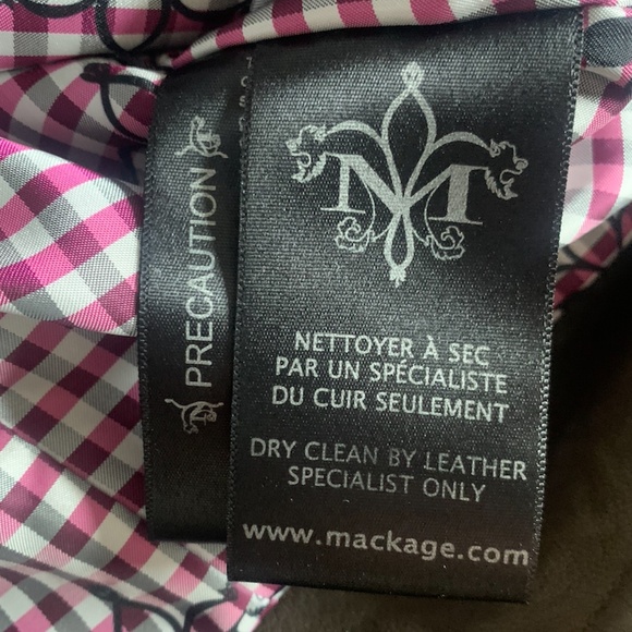 Mackage Leather Jacket - Picture 3 of 14